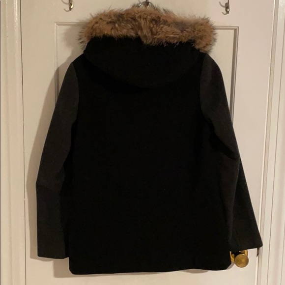 Color Block Wool Jacket - Picture 2 of 4